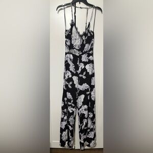 Floral Black and Gray/Purple Women's Skirt